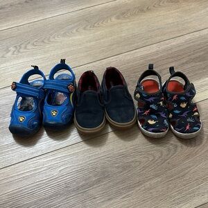 Bundle of 3 Toddler Boy Shoes Size 8